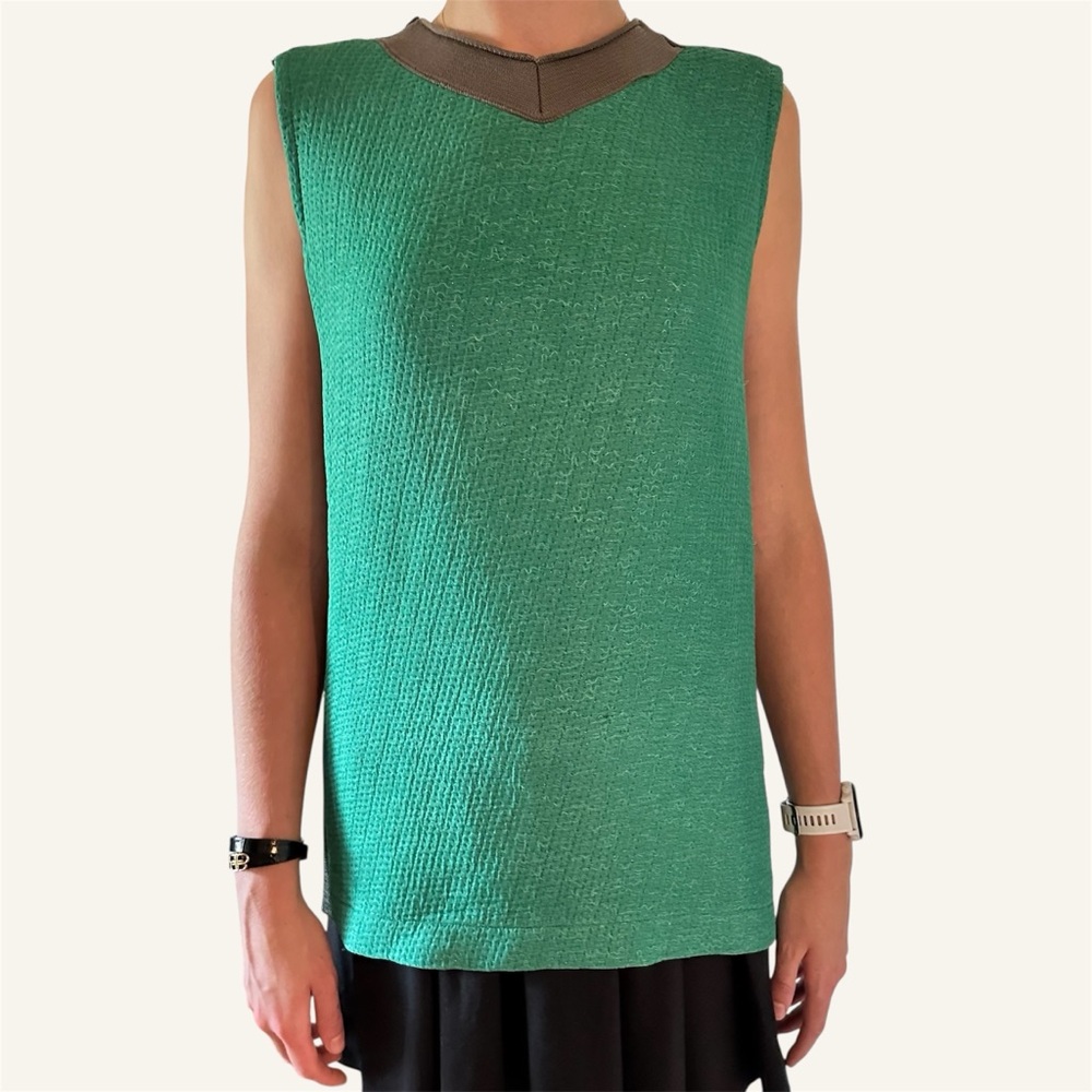 Marni Mixed Media Sleeveless Tank Top🌸